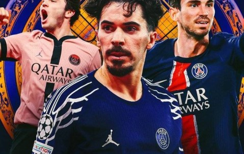 硬核配置！巴黎中场铁三角：造价仅1.2亿，第4人19岁埃梅里6000万