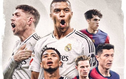 4-3逆转！西甲争冠悬念结束，巴萨4连杀皇马，下轮赢球=提前夺冠