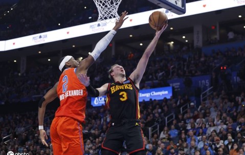 亚历山大39分霍姆格伦24+9 雷霆胜老鹰