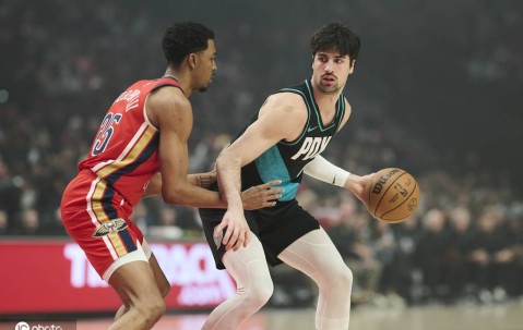 霍乐迪27+9阿夫迪亚26分 开拓者大胜鹈鹕