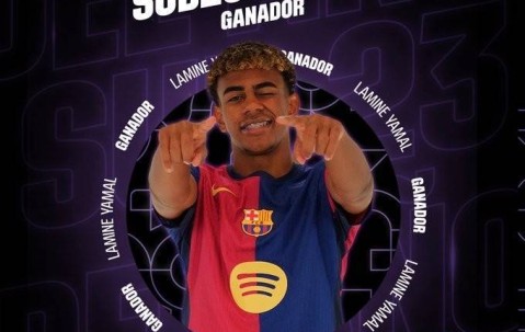 违约金10亿欧&amp;身价1.8亿！官方：17岁亚马尔当选西甲赛季最佳U23